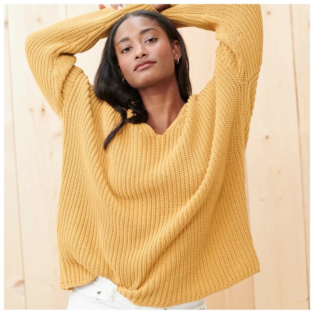 Jenni Kayne Gold Cotton Sweater